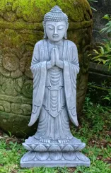 Jagan - Stehender Buddha, Namaskara, 82cm H | Steinguss 